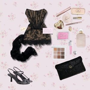 Gorgeous corset mesh lacy dress ♡︎